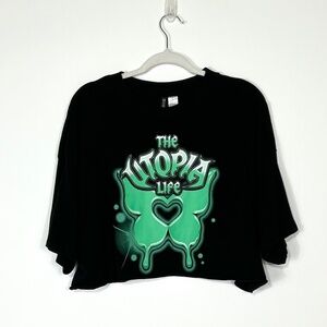 Ladies Divided Utopia Crop Top - Size Medium